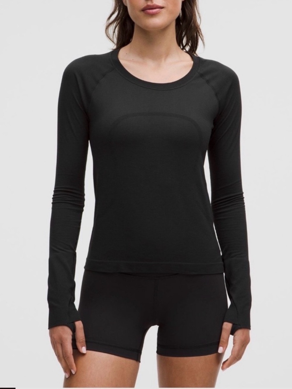 Lululemon Swiftly Black Long Sleeve shirt